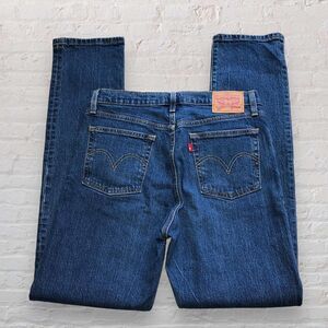 Levi’s high waisted straight leg jeans
